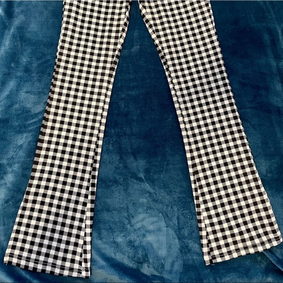 Checkered flare pants - Picture 2 of 6